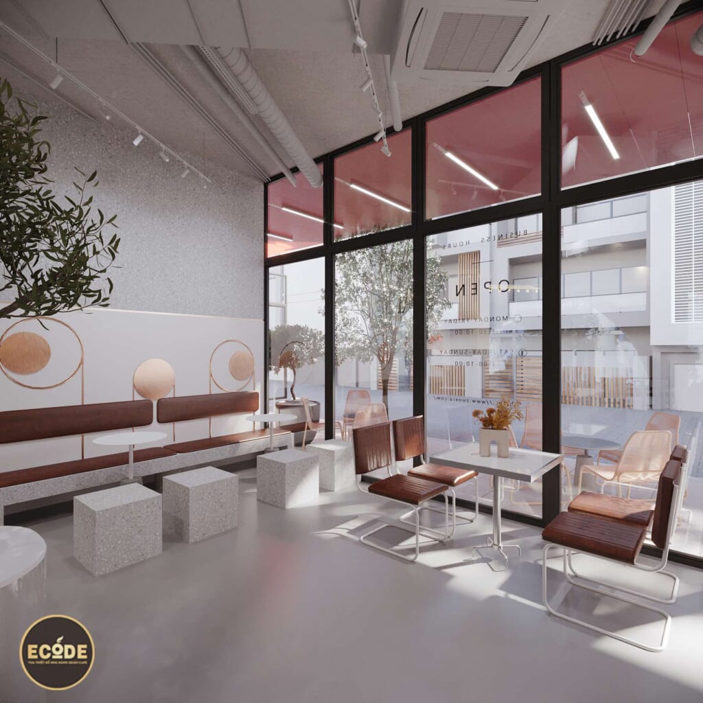MẪU THIẾT KẾ QUÁN CAFE TỐI GIẢN ĐẸP - VUA THIẾT KẾ NHÀ HÀNG QUÁN CAFE