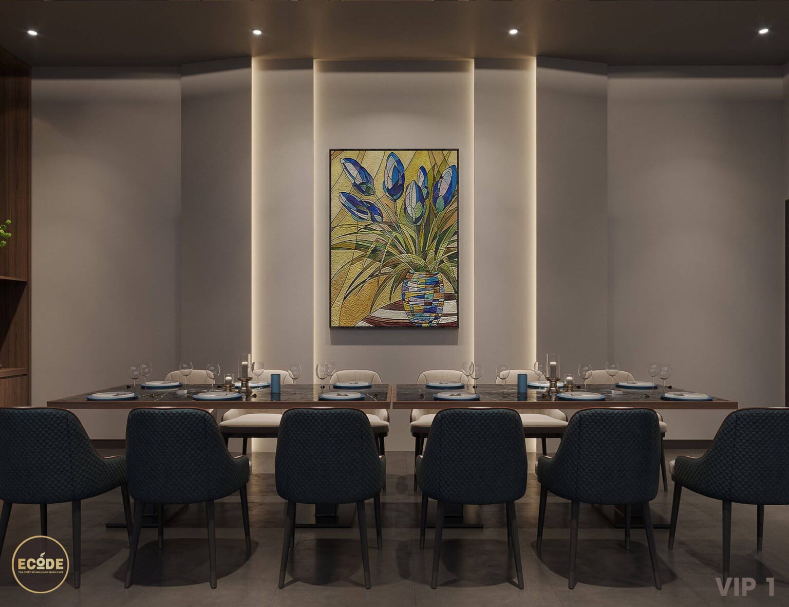 THIẾT KẾ NHÀ HÀNG Elysian Dining - HÀ NỘI - VUA THIẾT KẾ NHÀ HÀNG QUÁN CAFE